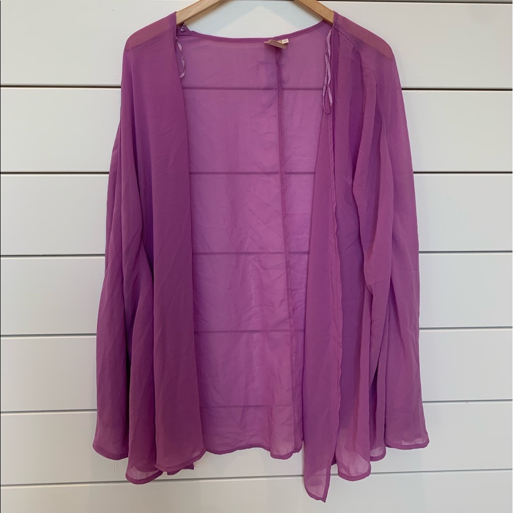 Purple kimono